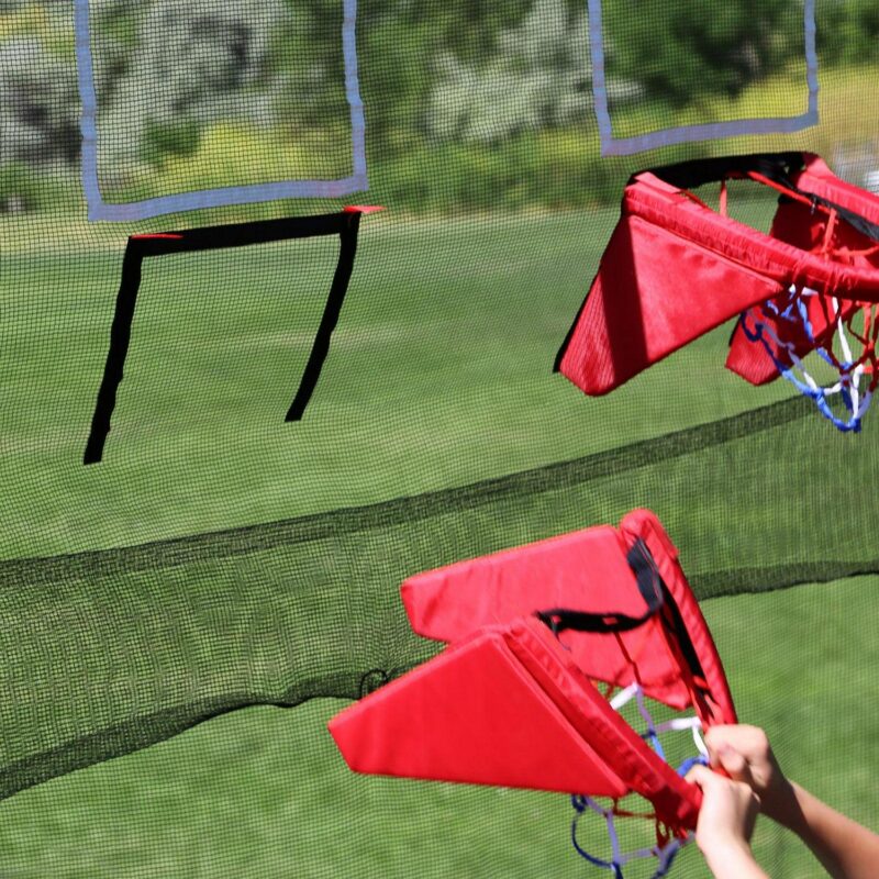 Skywalker Trampolines Double Basketball Hoop for 15 Ft. Trampoline Games - Image 11