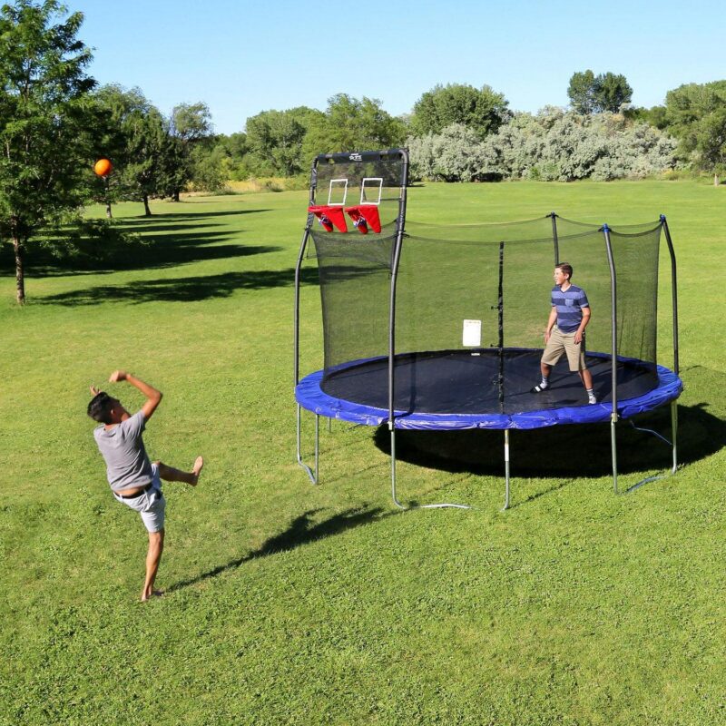 Skywalker Trampolines Double Basketball Hoop for 15 Ft. Trampoline Games - Image 3