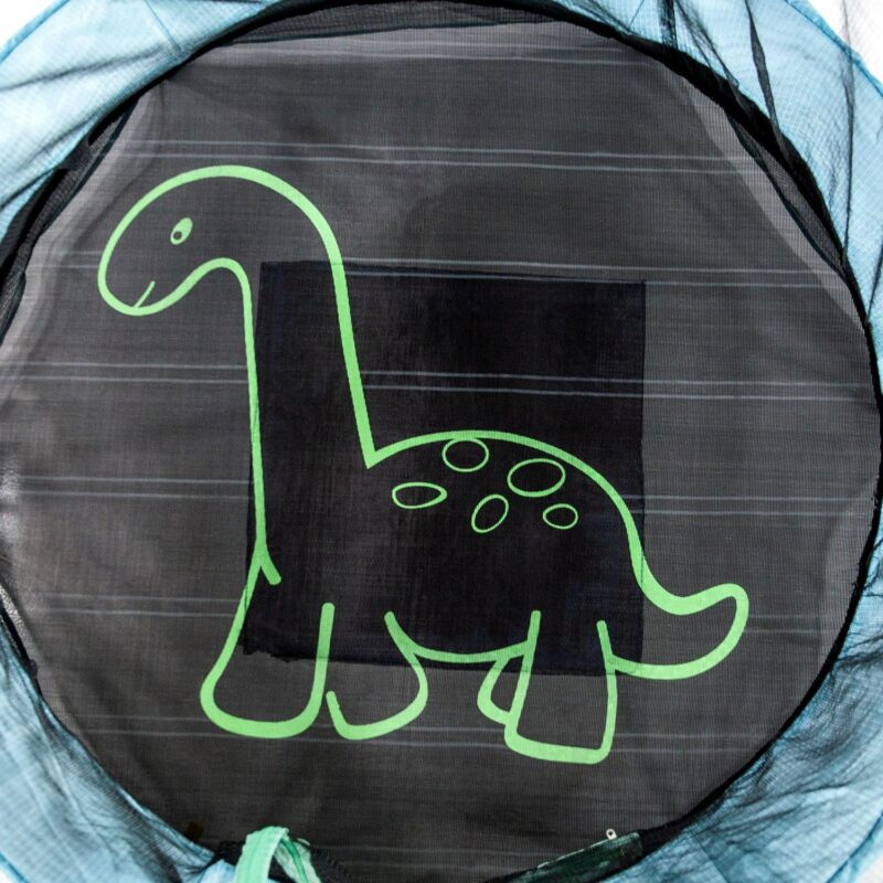 Skywalker Trampolines 55-Inch Bounce-N-Learn Trampoline, with Enclosure and Sound, Stomping Dinosaur - Image 5
