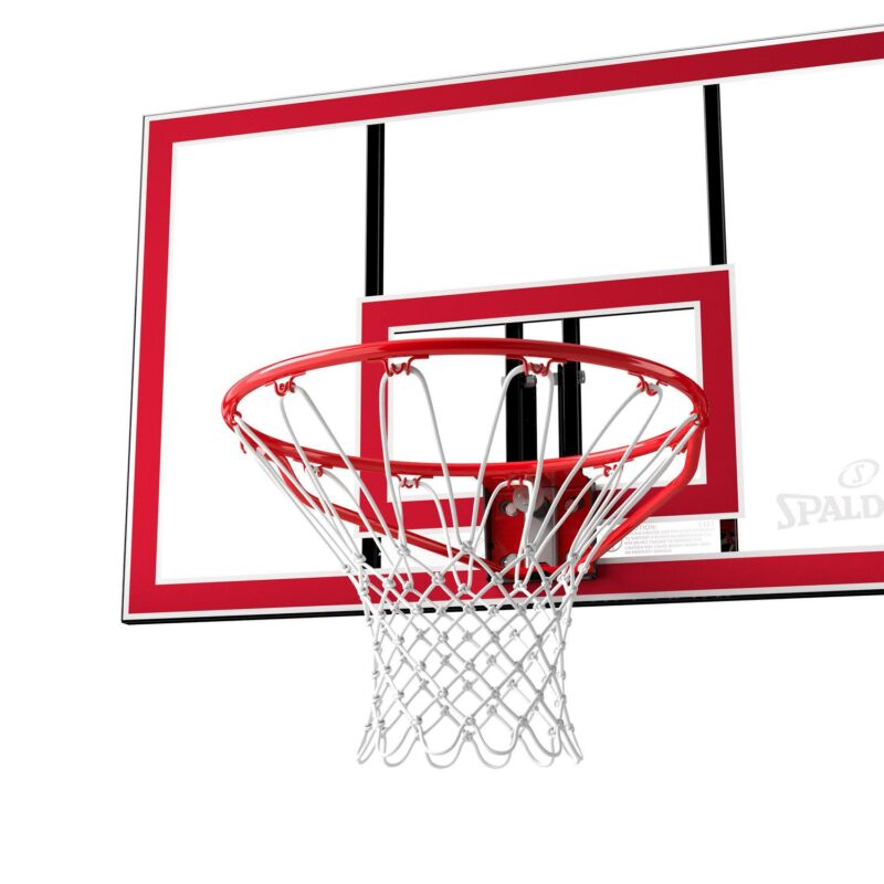 Spalding 44 In. Shatter-proof Polycarbonate Basketball Backboard and Rim Combo - Image 4