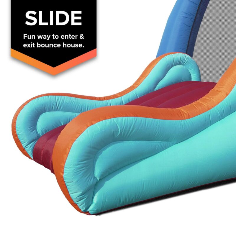 Sportspower 12' x 9' My First Inflatable with Slide and Hoop and with Lifetime Warranty on Heavy Duty Blower - Image 4