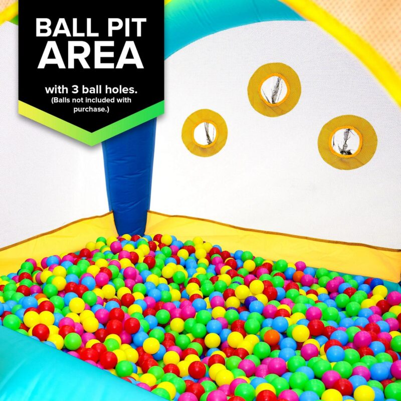 Sportspower My First Jump 'n Slide Bounce House with Ball Pit and with Lifetime Warranty on Heavy Duty Blower - Image 5