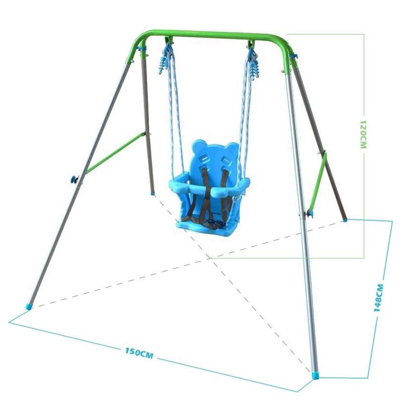 Sportspower My First Toddler Indoor and Outdoor Backyard Swing Set Play Structure - Image 5