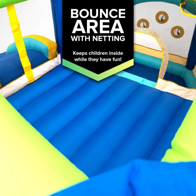 Sportspower My First Jump 'n Slide Bounce House with Ball Pit and with Lifetime Warranty on Heavy Duty Blower - Image 3