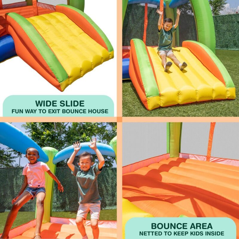 Sportspower My First Jump 'n Play, 12 feet Inflatable Bounce House with Lifetime Warranty on Heavy Duty Blower - Image 2