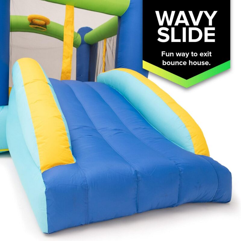 Sportspower My First Jump 'n Slide Bounce House with Ball Pit and with Lifetime Warranty on Heavy Duty Blower - Image 2