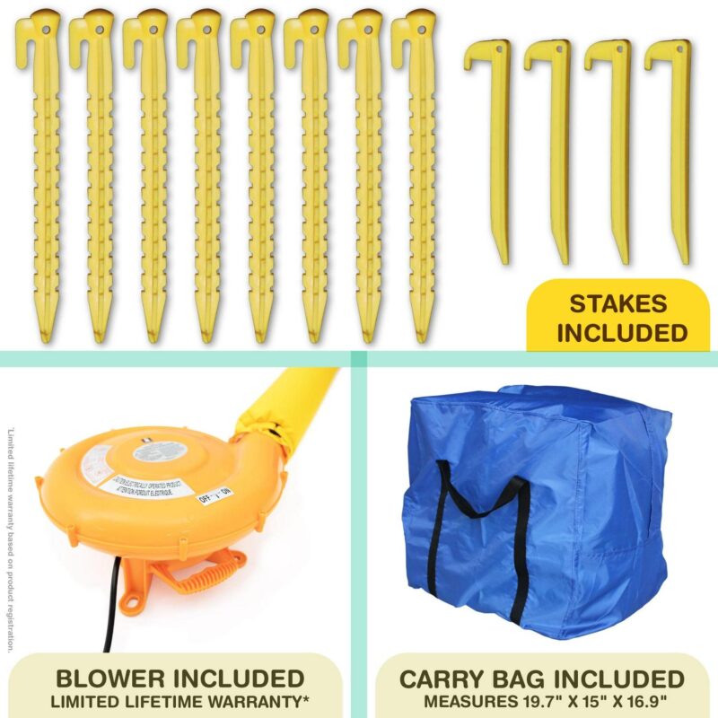 Sportspower My First Jump 'n Play, 12 feet Inflatable Bounce House with Lifetime Warranty on Heavy Duty Blower - Image 3
