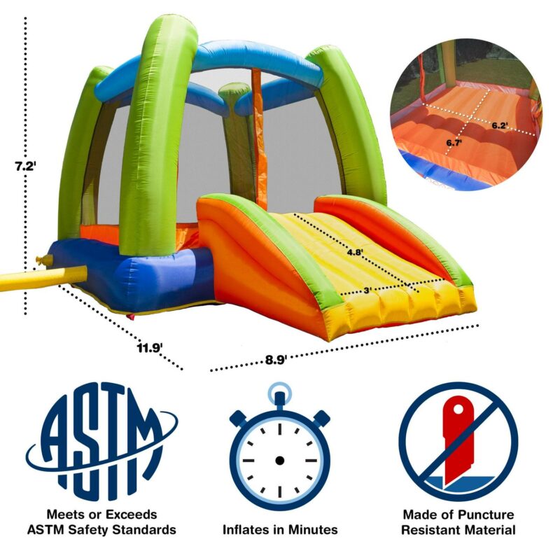 Sportspower My First Jump 'n Play, 12 feet Inflatable Bounce House with Lifetime Warranty on Heavy Duty Blower - Image 6