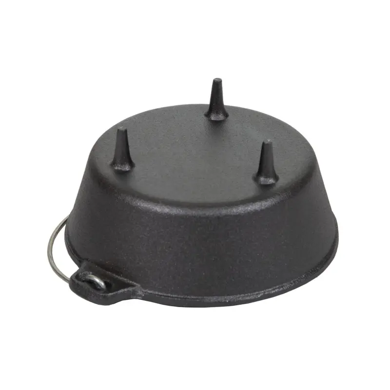 Stansport 2 QT Pre-Seasoned Cast Iron Dutch Oven with Legs - Image 6