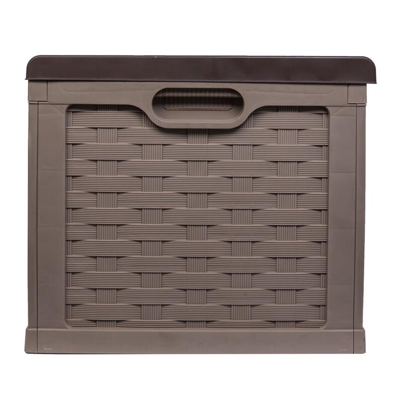 Starplast 153 Gallon Plastic Deck Box, Mocha Brown - Image 4