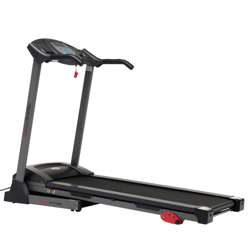 Sunny Health and Fitness Foldable Electric Smart Treadmill with Adjustable Incline and Smart Bluetooth and Free SunnFit App - SF-T722901