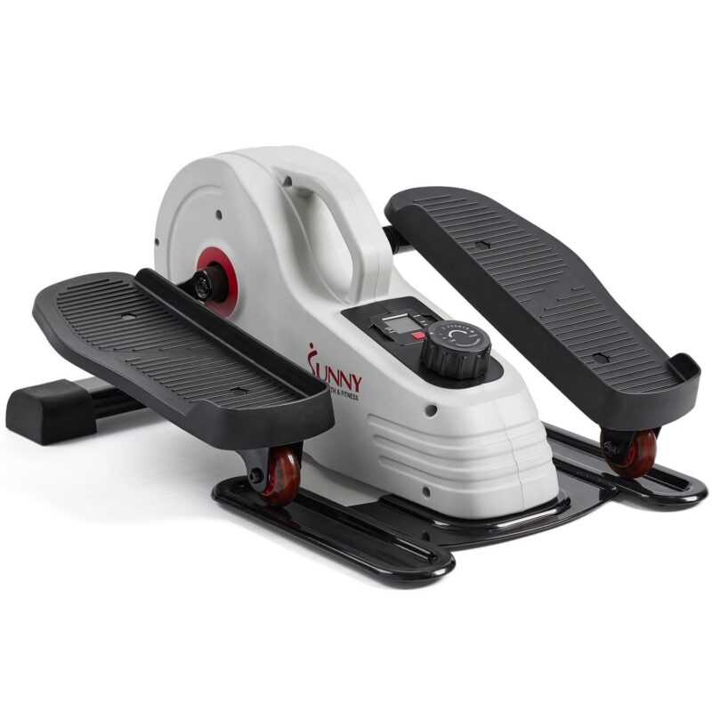 Sunny Health and Fitness Magnetic Under Desk Elliptical Peddler Exerciser w Free SunnyFitA App Membership - SF-E3872