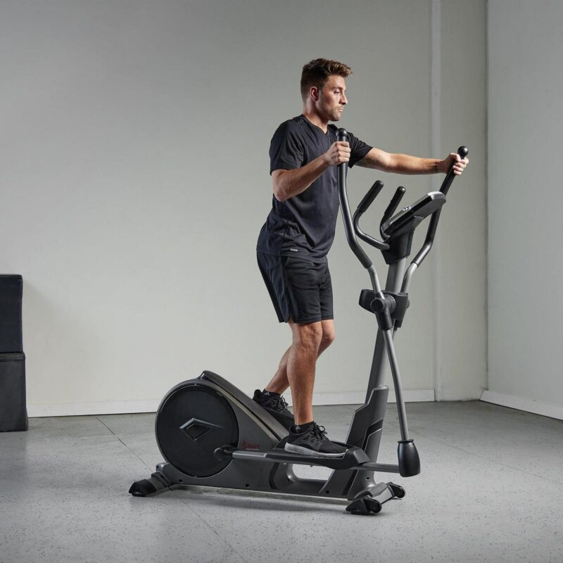Sunny Health and Fitness Magnetic Elliptical Trainer Elliptical Machine w/ Device Holder, Programmable Monitor and Heart Rate Monitoring, High Weight Capacity - SF-E3912 - Image 12