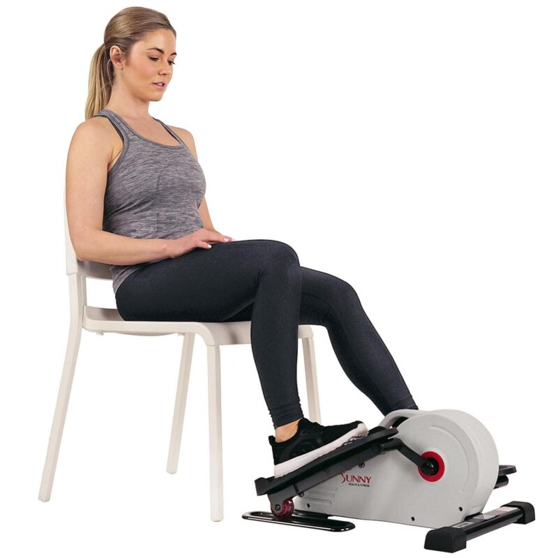 Sunny Health and Fitness Magnetic Under Desk Elliptical Peddler Exerciser w Free SunnyFitA App Membership - SF-E3872 - Image 4