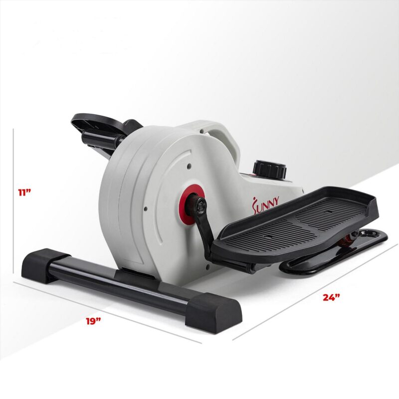 Sunny Health and Fitness Magnetic Under Desk Elliptical Peddler Exerciser w Free SunnyFitA App Membership - SF-E3872 - Image 6