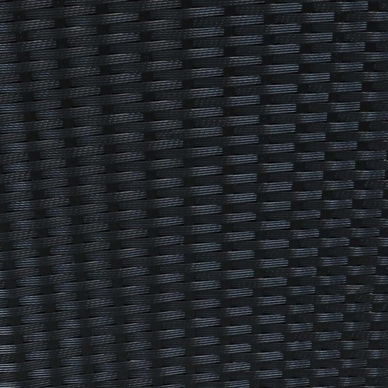 Sunnydaze Assorted Square Black Polyrattan Outdoor Basket Planter with Liner 3-Count - Image 8