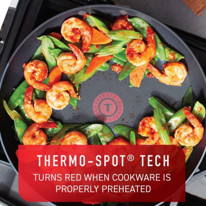 T-fal Platinum Hard Anodized Non-stick, Unlimited Collection, 12 Piece Cookware Set - Image 4
