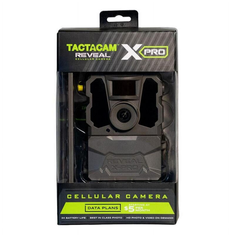 Tactacam Reveal x-Pro LTE Cellular Trail Camera - 16 Megapixels Video and Photo Hunting Trail Monitor