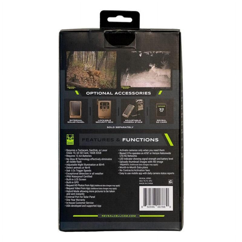 Tactacam Reveal x-Pro LTE Cellular Trail Camera - 16 Megapixels Video and Photo Hunting Trail Monitor - Image 7