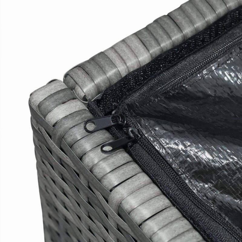 Teamson Home Outdoor PE Rattan and Wicker 154-Gallon Storage Box - Image 5