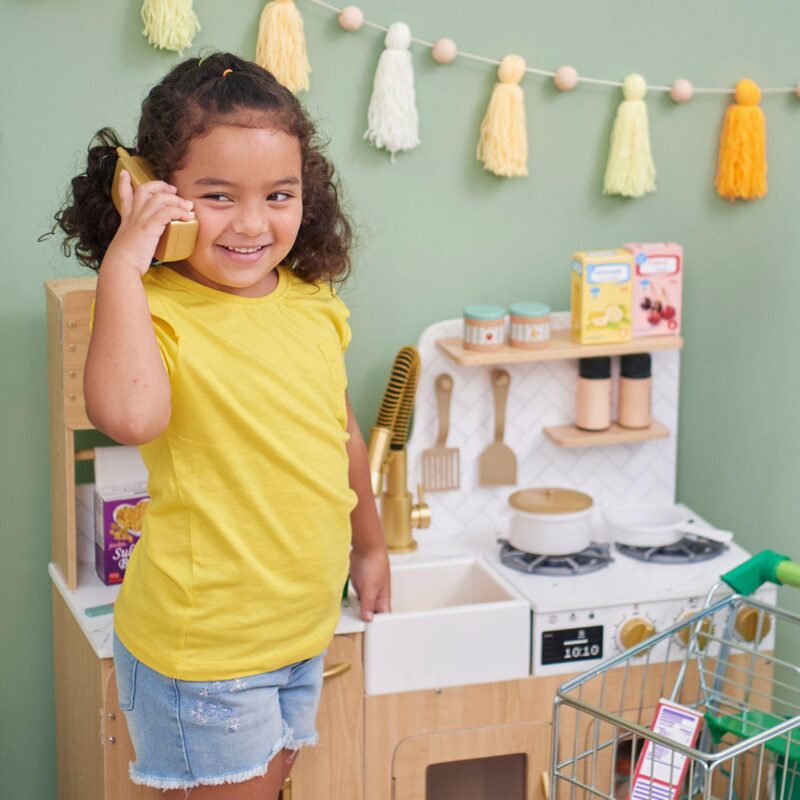 Teamson Kids 14-Piece Cyprus Wood Play Kitchen Playset - Image 7
