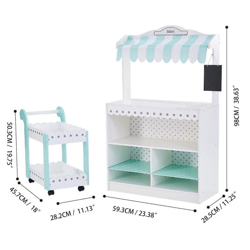 Teamson Kids My Dream Bakery Shop Dessert Stand - Image 4