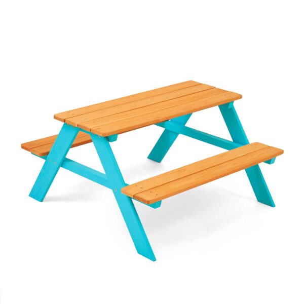 Teamson Kids Outdoor Picnic Table and Bench Set