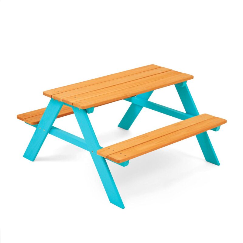 Teamson Kids Outdoor Picnic Table and Bench Set