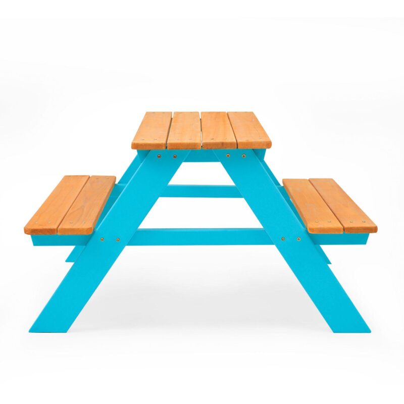 Teamson Kids Outdoor Picnic Table and Bench Set - Image 3