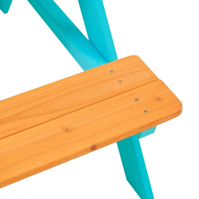 Teamson Kids Outdoor Picnic Table and Bench Set - Image 4