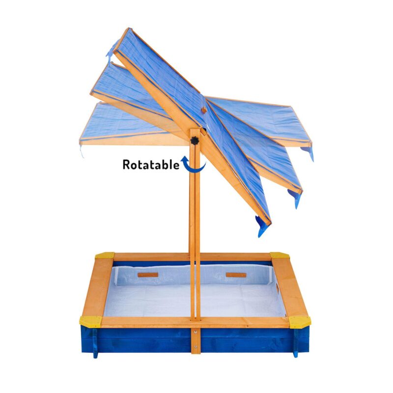 Teamson Kids Outdoor Summer Sand Box - Image 3