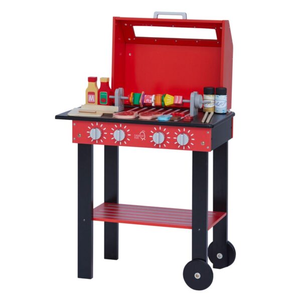 Teamson Kids Wooden BBQ Grill Play Set