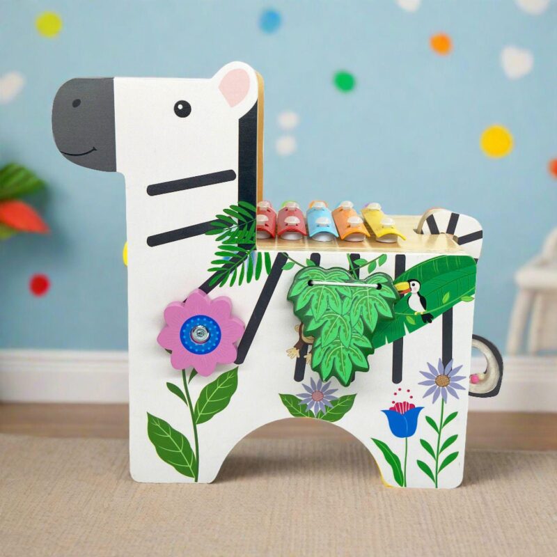 Teamson Kids Zebra Activity Play Center - Image 8