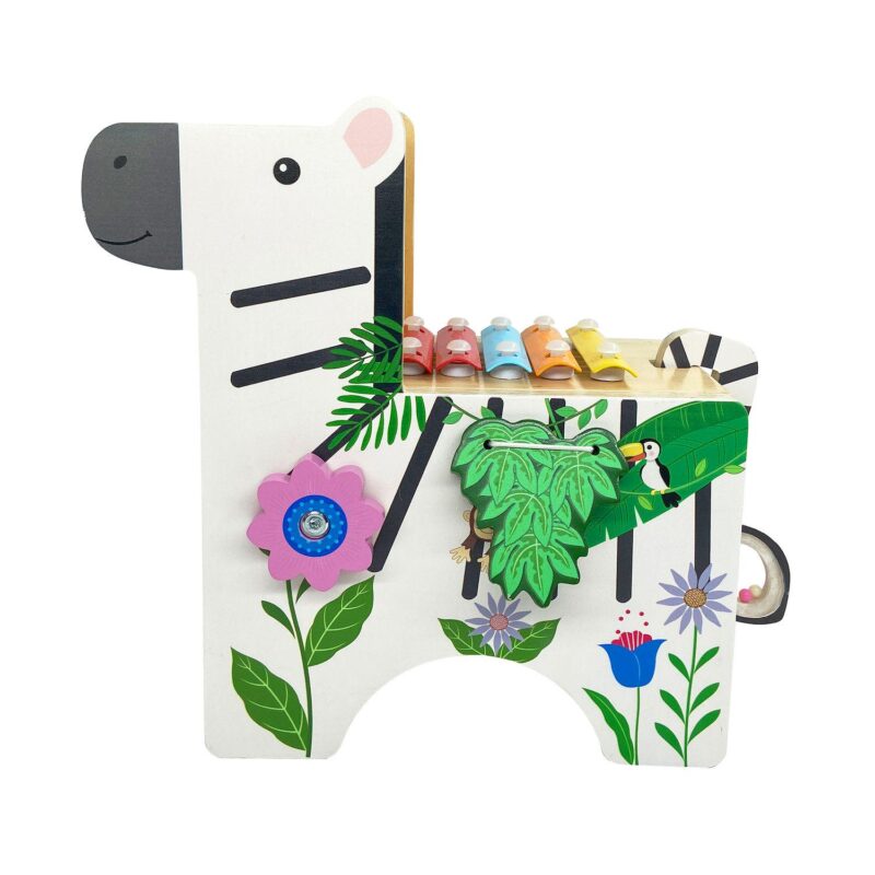 Teamson Kids Zebra Activity Play Center - Image 2