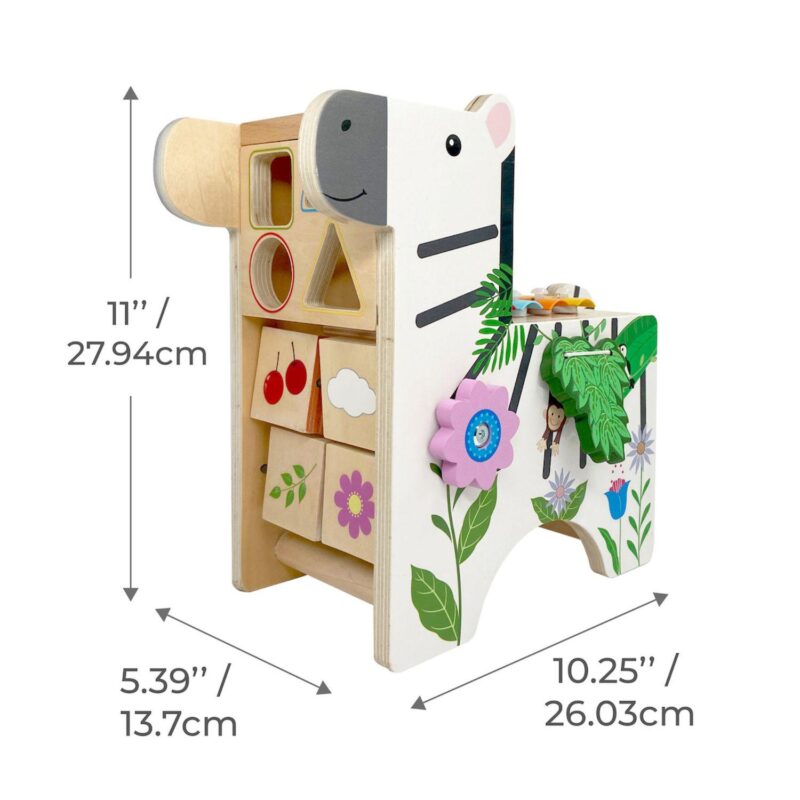 Teamson Kids Zebra Activity Play Center - Image 7