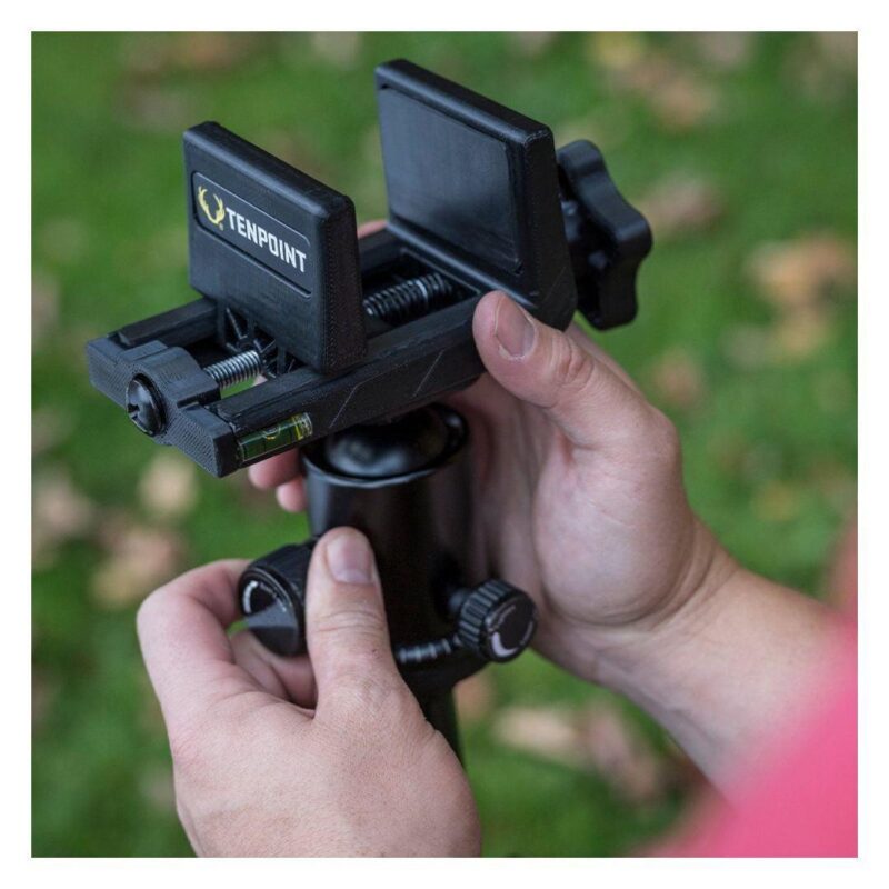 TenPoint Axis Tripod with Extendable Lightweight Body and Built-In Compass (Black) - Image 4