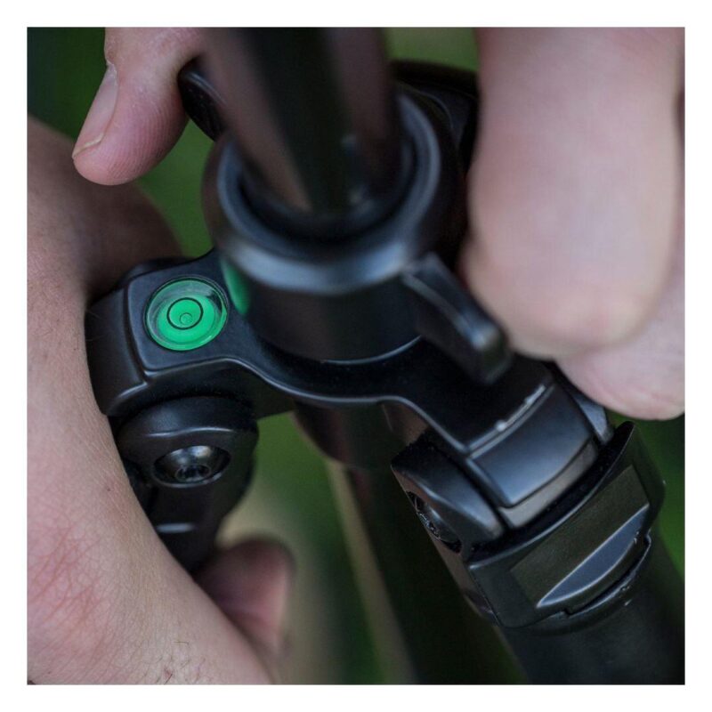TenPoint Axis Tripod with Extendable Lightweight Body and Built-In Compass (Black) - Image 5