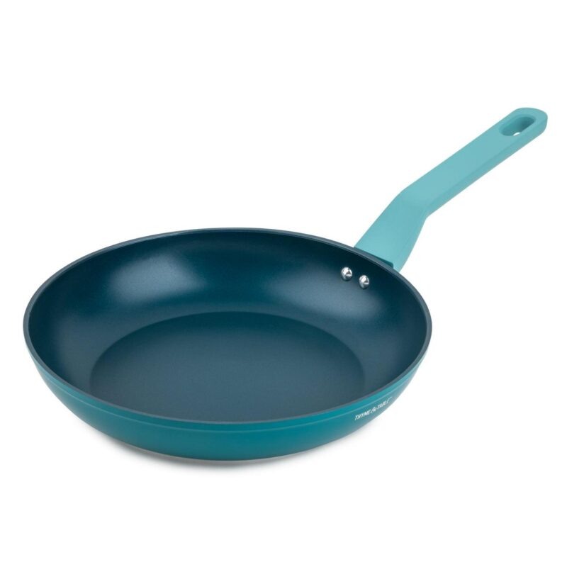 Thyme and Table Eden 12 Piece Cookware Set Non-Stick - Peacock Blue - Image 2