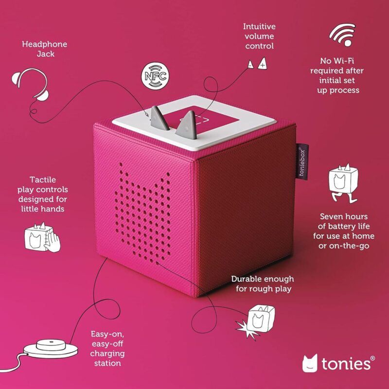 Tonies Pink Starter Set with Playtime Songs - Image 2