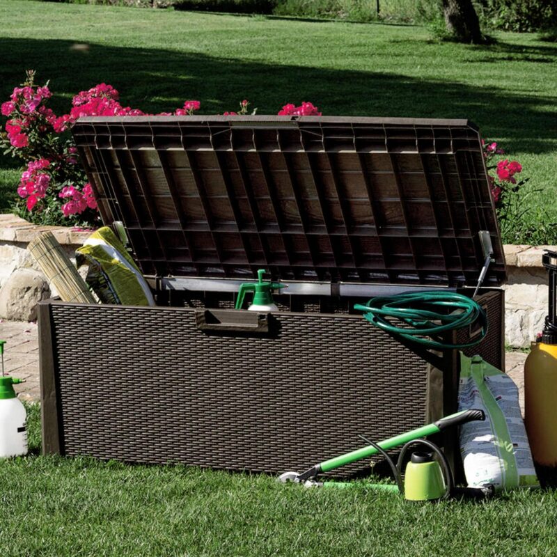 Toomax Santorini 148-gallon 58 in. Patio Deck Box - Image 7