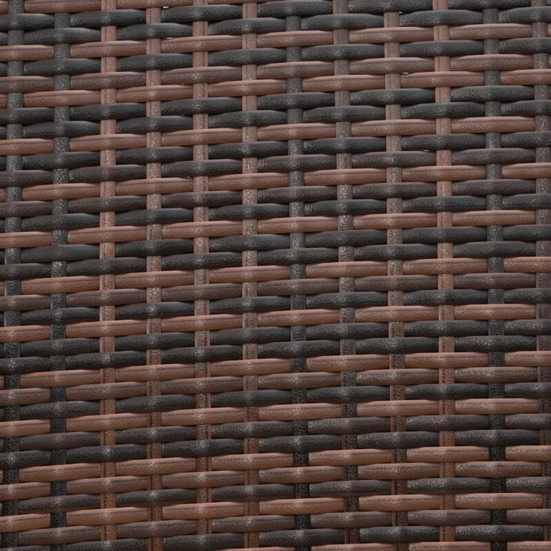 UBesGoo 135 Gallon Outdoor Patio Resin Wicker Deck Storage Box, Wikcer Extra Container for Indoor and Outdoor, Brown - Image 8