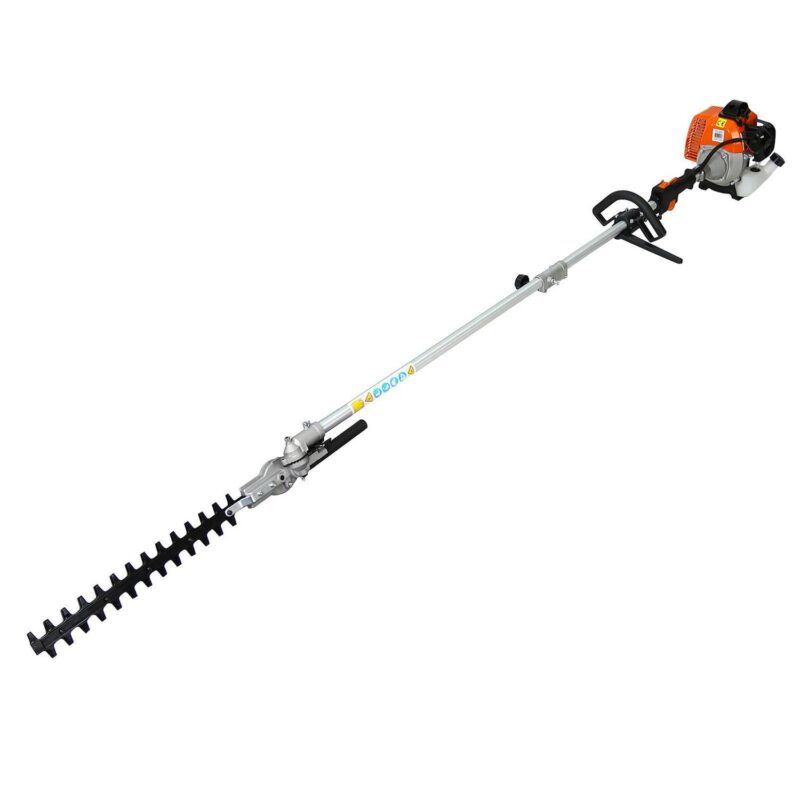UBesGoo 4in1 Multi-Functional Trimming Tool,33CC 2-Cycle Garden Tool System Gas Pole Saw,Hedge Trimmer,Grass Trimmer,Brush Cutter - Image 4