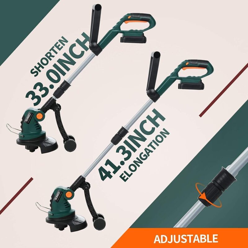 UBesGoo Cordless String Trimmers, 2 in 1 Cordless Trimmer Edger, Battery and Charger Included, 12 Inch - Image 7