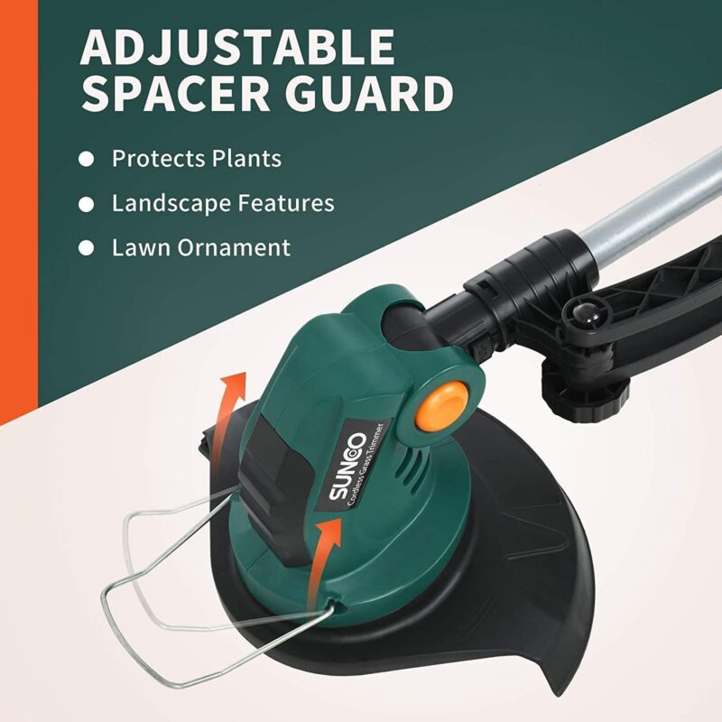 UBesGoo Cordless String Trimmers, 2 in 1 Cordless Trimmer Edger, Battery and Charger Included, 12 Inch - Image 8