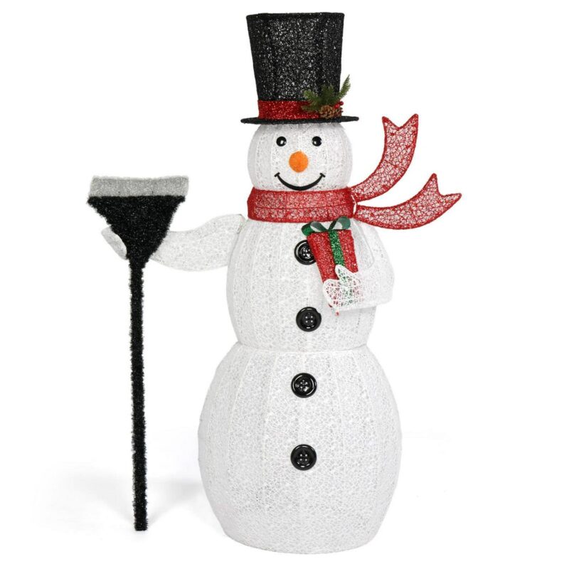 UBesGoo Top Hat Christmas Outdoor Decoration Outdoor Snowman 5FT Christmas Decorations for Home Indoor Lawn Yard - Image 6