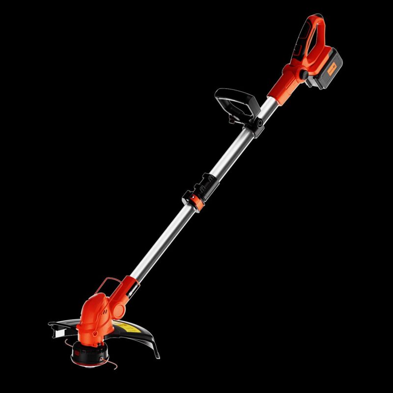 UKOKE ST2308 40V Professional Cordless Grass String Trimmer | Includes 2.0Ah Battery and Charger | 13-Inch Dual Line Feed | Brushless Motor | Ideal for Precision Lawn Trimming and Brush Cutting