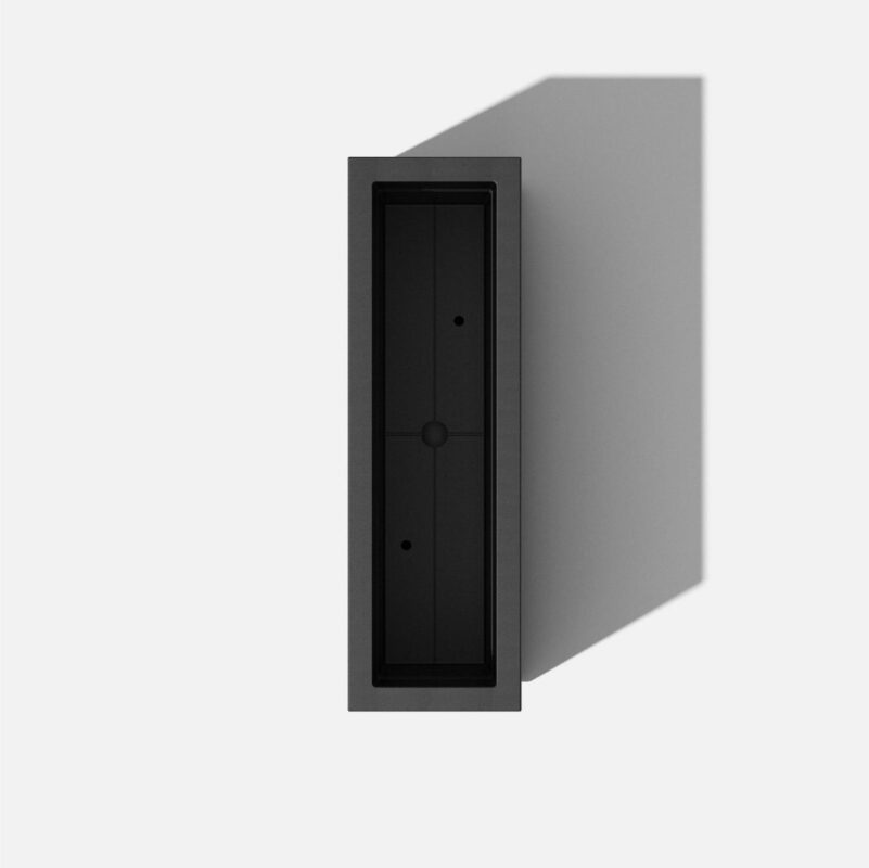 Veradek Block Series Long Box Medium 32  Plastic Planter - Black - Image 9