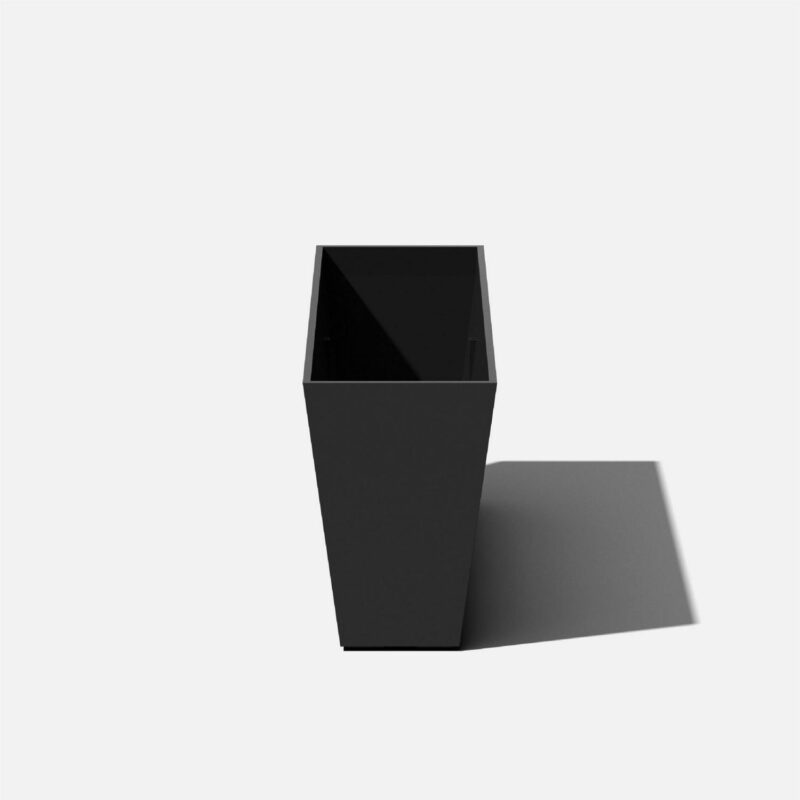 Veradek Pure Series Midori 31  Plastic Planter 2-Pack Black - Image 15