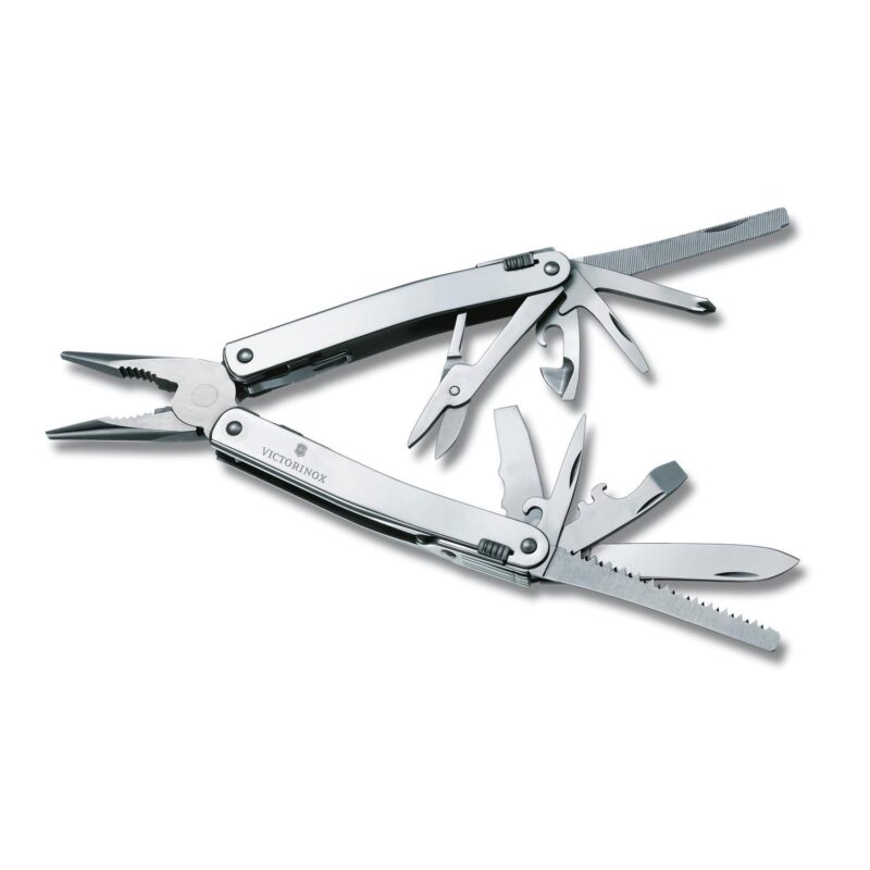 Victorinox Swiss Tool Spirit X Plus Ratchet 36 Function Multi-Tool with Leather Pouch - Image 3