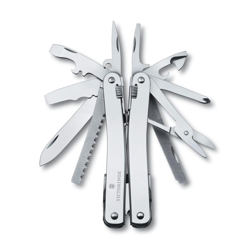 Victorinox Swiss Tool Spirit X Plus Ratchet 36 Function Multi-Tool with Leather Pouch - Image 2